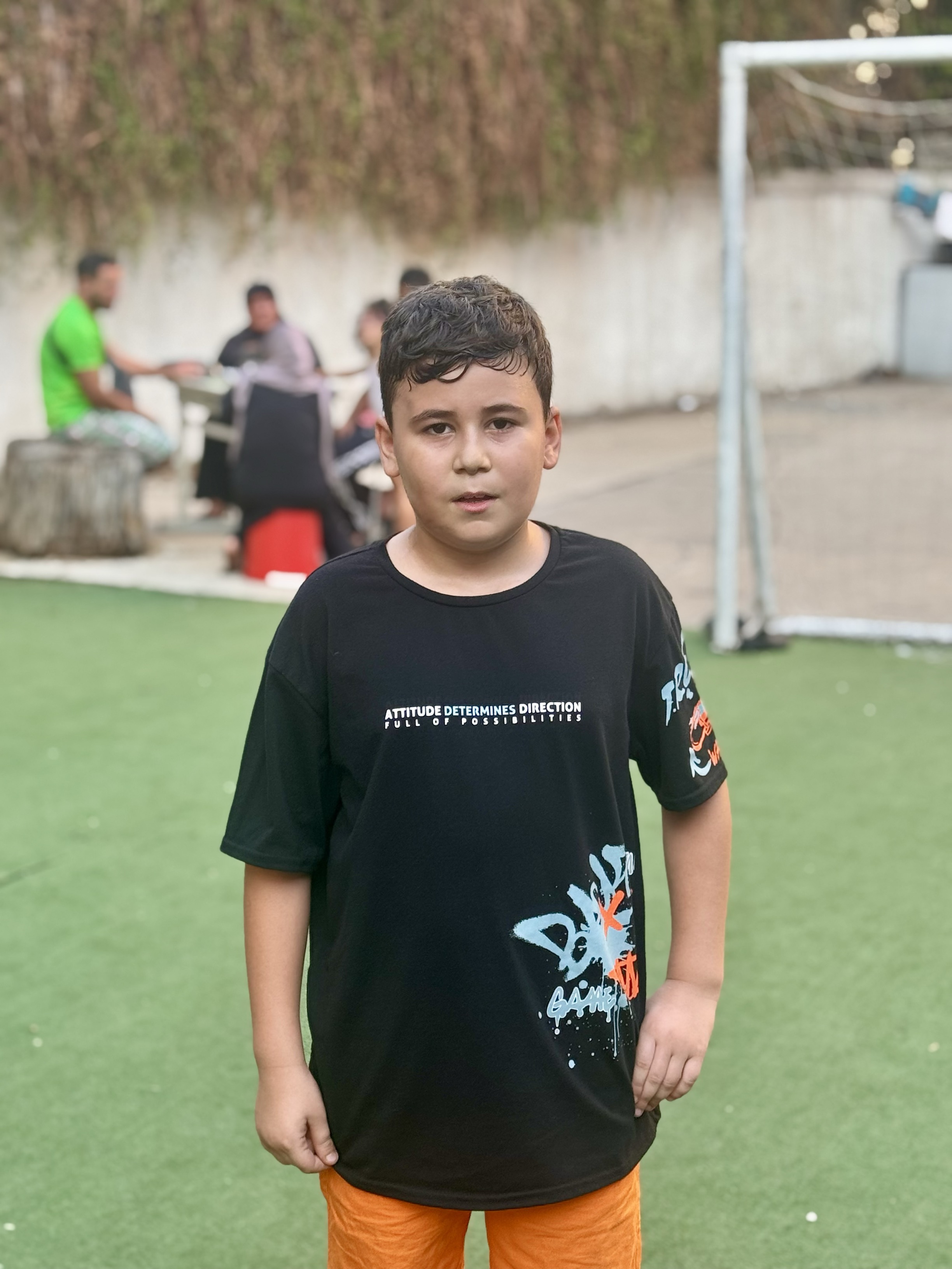 10-year-old Adam is an IDP from southern Lebanon sheltering in Beirut with his family.