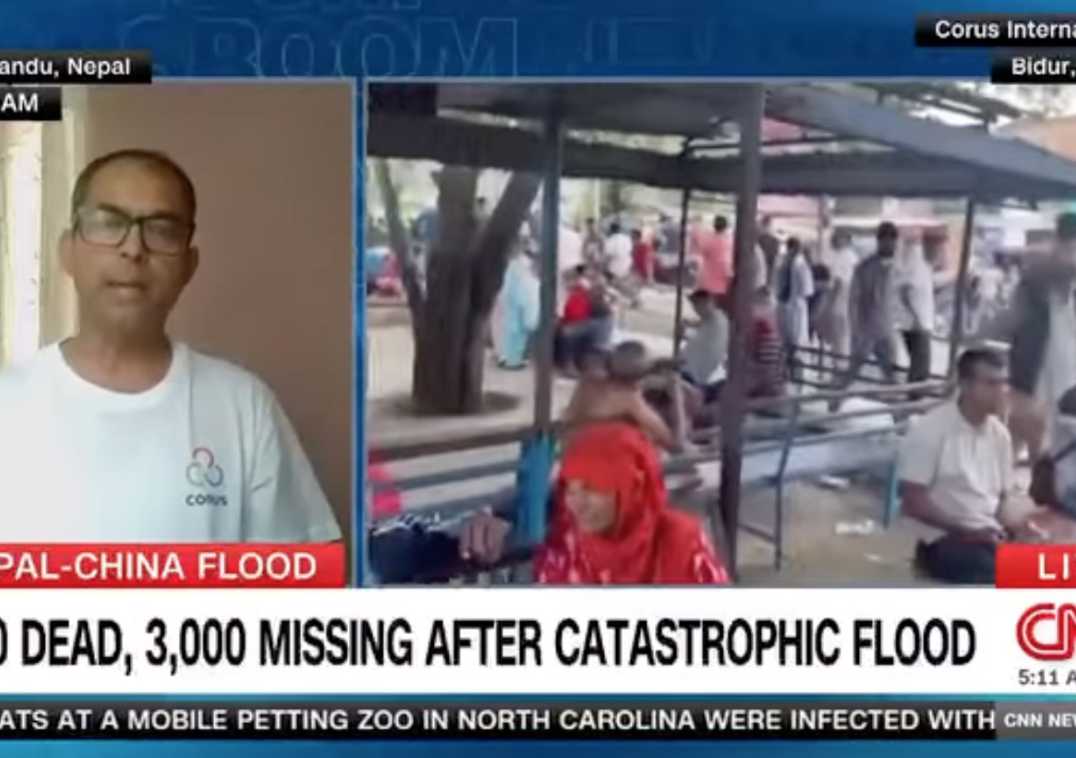 Corus Nepal Program Director Speaks with CNN About Disaster Response 