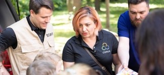 Corus aid reaches Ukrainians