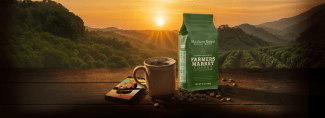 A cup of coffee that helps others