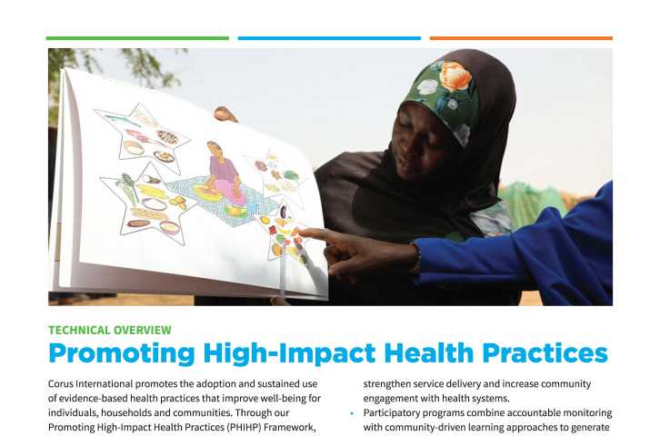 Promoting High-Impact Health Practices
