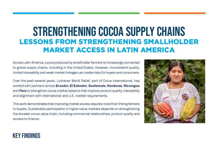 Strengthening Cocoa Supply Chains: Lessons from Strengthening Smallholder Market Access in Latin America