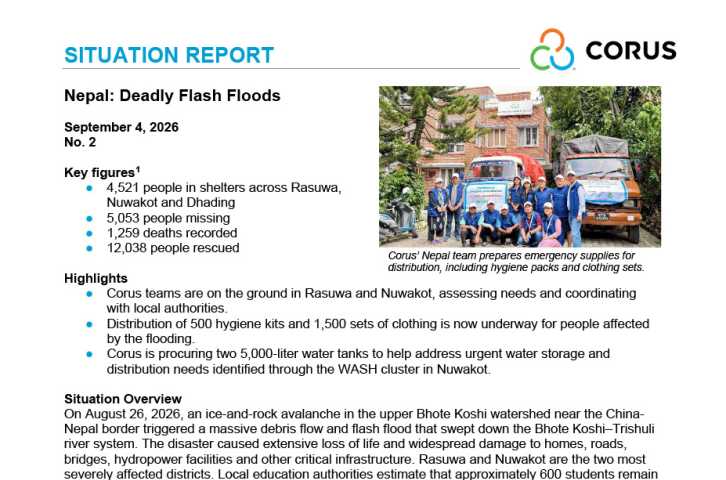 Nepal Flash Floods Situation Report No. 2